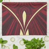 緋色のロープ キッチンタオル (折り畳み)