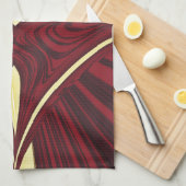 緋色のロープ キッチンタオル (四つ折り)