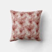 緋色のヴェールの花 クッション (裏面)