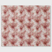 緋色のヴェールの花 ラッピングペーパー (フラット)