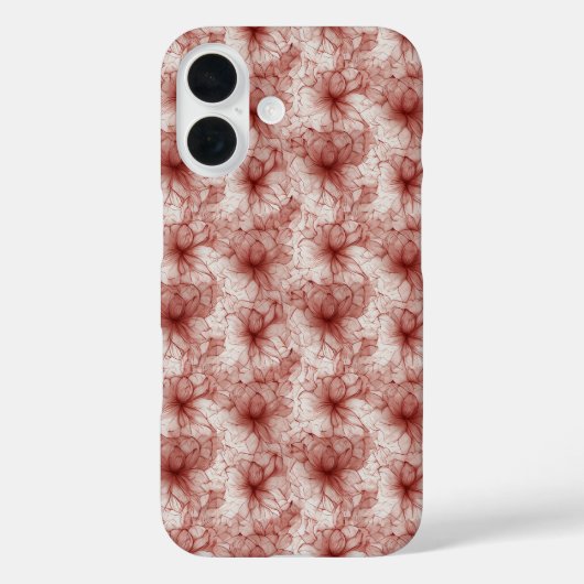 緋色のヴェールの花 Case-Mate iPhoneケース (裏面)