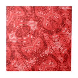 緋色の抽象芸術モダン芸術 タイル