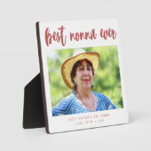 緋色の書道ノナ・エバー・マザーズ・デイ フォトプラーク (正面)