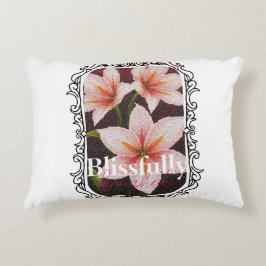 緋色の花 アクセントクッション