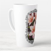 緋色の花 カフェラテマグ (左アングル)