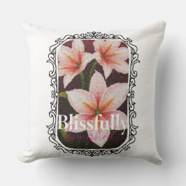 緋色の花 クッション