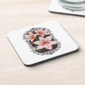 緋色の花 コースター (左側)