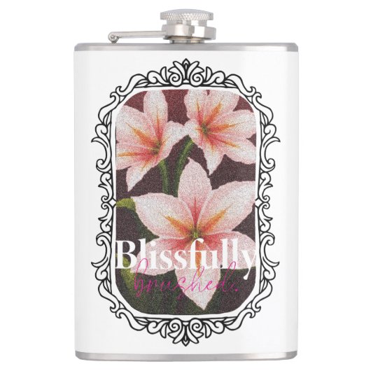 緋色の花 フラスク (正面)