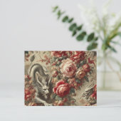 緋色の茂み – ゴシックビクトリアン シーズンポストカード (スタンド正面)