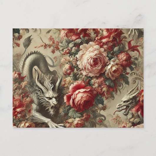 緋色の茂み – ゴシックビクトリアン シーズンポストカード (正面)