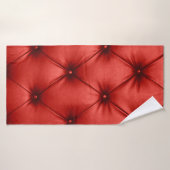 緋色の赤いキャプションの背景テクスチャを閉じる バスタオル (バスタオル)