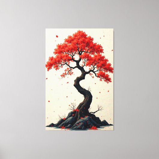緋色の風 キャンバスプリント (正面)