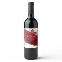 緋色はっきりした赤ブラシストローククリムゾンフローラ