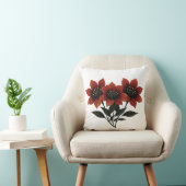 緋色はっきりした開花 クッション (椅子)