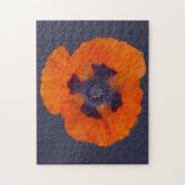 緋色オレンジポピー1 ジグソーパズル (縦)
