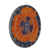 緋色オレンジポピー1 ダーツボード (正面左)