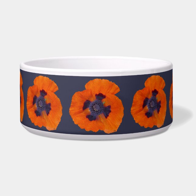 緋色オレンジポピー1 ボウル (正面)
