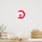 緋色サーフィン ポスター (キッチン)