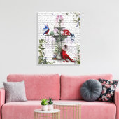 緋色ザル キャンバスプリント (インサイチュ (リビング))