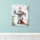 緋色ザル キャンバスプリント (インサイチュ (ウッドフロア))