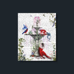 緋色ザル キャンバスプリント<br><div class="desc">動物と自然</div>