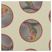 緋色タネガー成形オリジナル写真 ファブリック (クローズアップ)