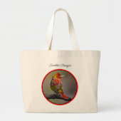 緋色タネガー成形オリジナル写真 ラージトートバッグ (正面)