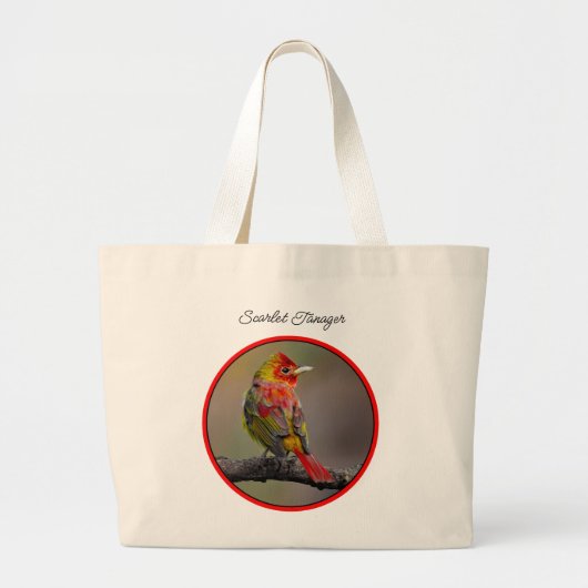 緋色タネガー成形オリジナル写真 ラージトートバッグ (正面)