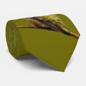 緋色トランペツネのアンナのハミングバード ネクタイ (ロール)