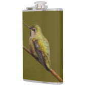 緋色トランペツネのアンナのハミングバード フラスク (左)