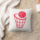 緋色バスケ クッション (ブランケット)