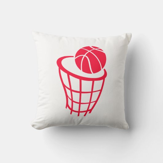 緋色バスケ クッション (正面)