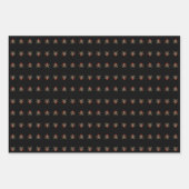 緋色バンダナスカル国旗 ラッピングペーパーシート (正面)