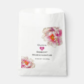 緋色ピンクフローラ牡丹 フェイバーバッグ (正面)