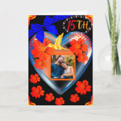 緋色フローラハミングバードソン15周年記念 カード (正面)