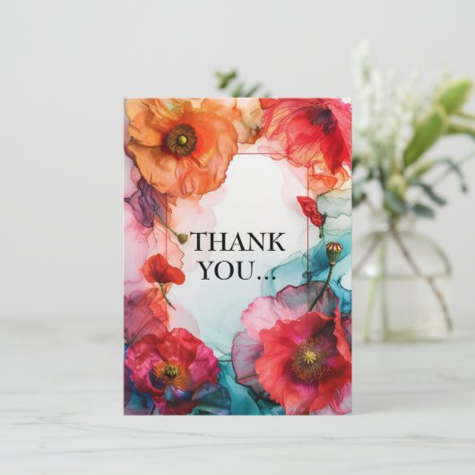 緋色ペタルエレガンス サンキューカード (スタンド正面)