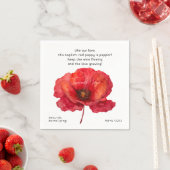 緋色ペタルエレガンス スタンダードカクテルナプキン (インサイチュ)