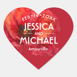 緋色ペタルエレガンス ハートシール