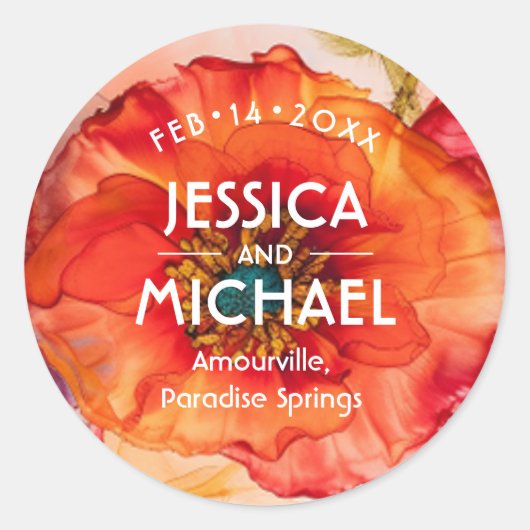 緋色ペタルエレガンス ラウンドシール (正面)