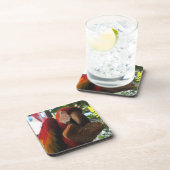 緋色マカオパロッ食べトズトースト コースター (右側)