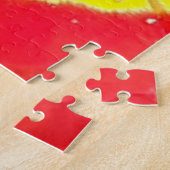 緋色レッドチューリップジグソーパズル ジグソーパズル (側面)