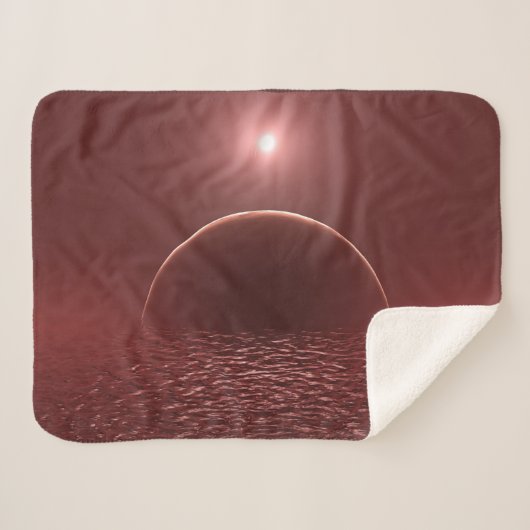 緋色海月 シェルパブランケット (正面(横))