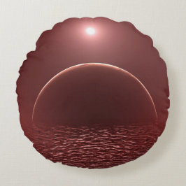 緋色海月 ラウンドクッション
