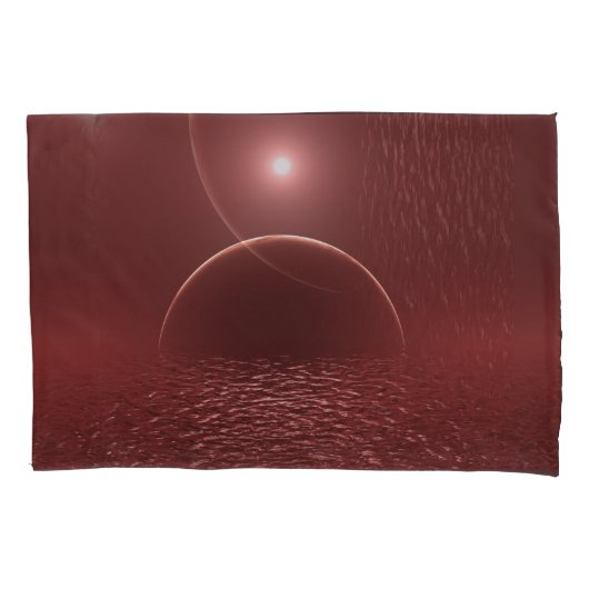 緋色海月 枕カバー (正面)