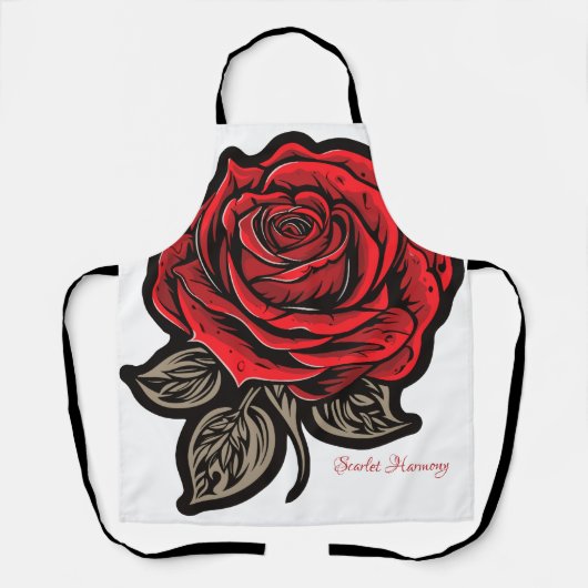 緋色調和 エプロン (正面)