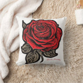 緋色調和 クッション (ブランケット)