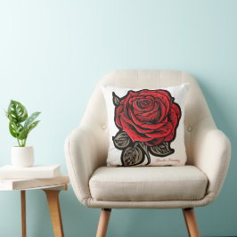 緋色調和 クッション