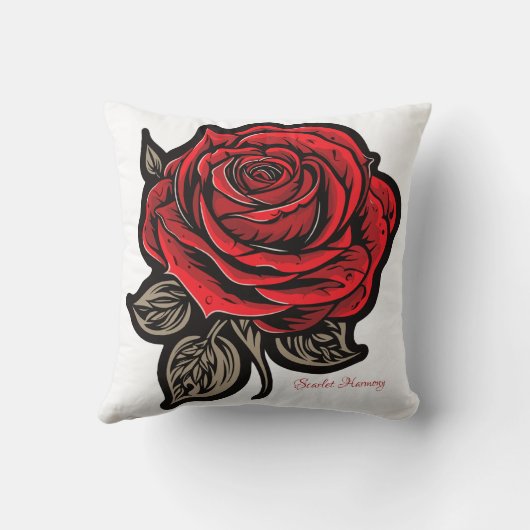 緋色調和 クッション (裏面)