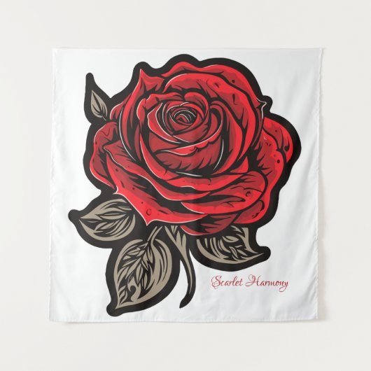 緋色調和 タペストリー (正面(横))