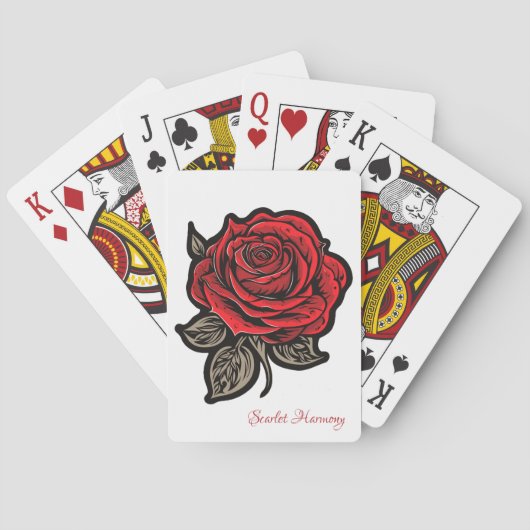 緋色調和 トランプ (裏面)